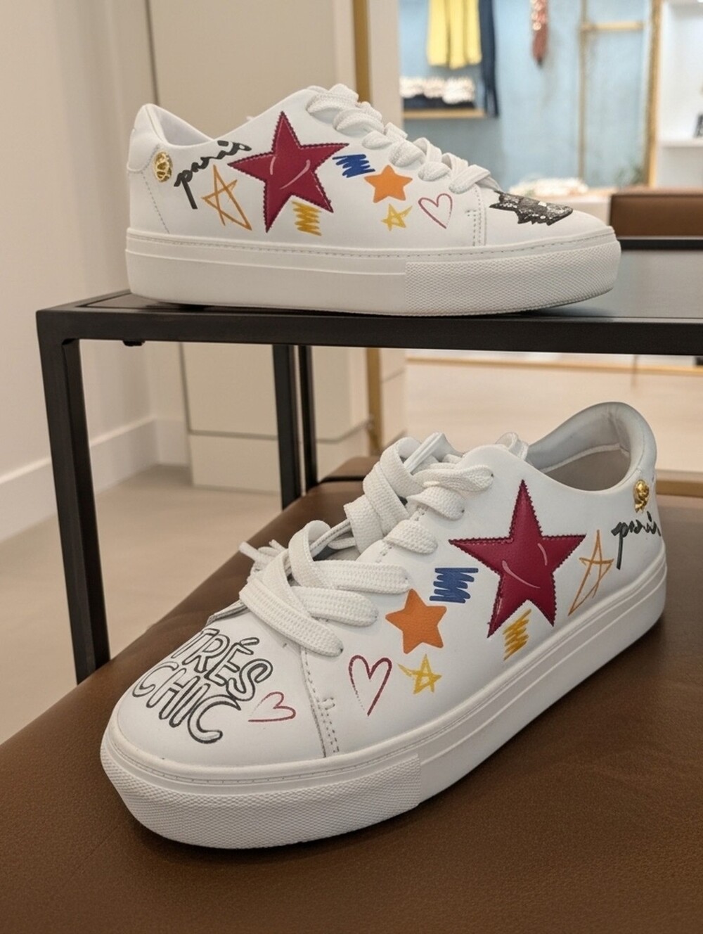 Karl Lagerfeld Cate Ikonic Sneakers Women's Sz 7m 🆕 $149